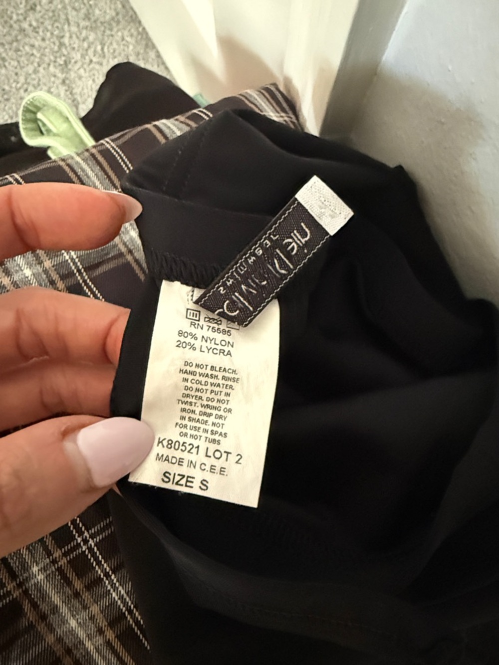 Calvin Klein Black Swim Skirt - Picture 4 of 4